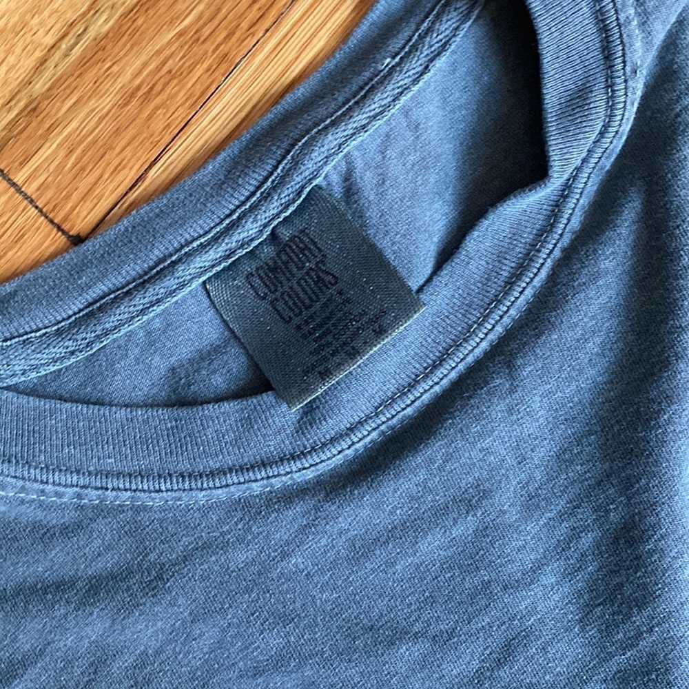 Vintage wash Old Orchard Beach stay salty whale MAINE size M comfort colors EUC. - Picture 3 of 5